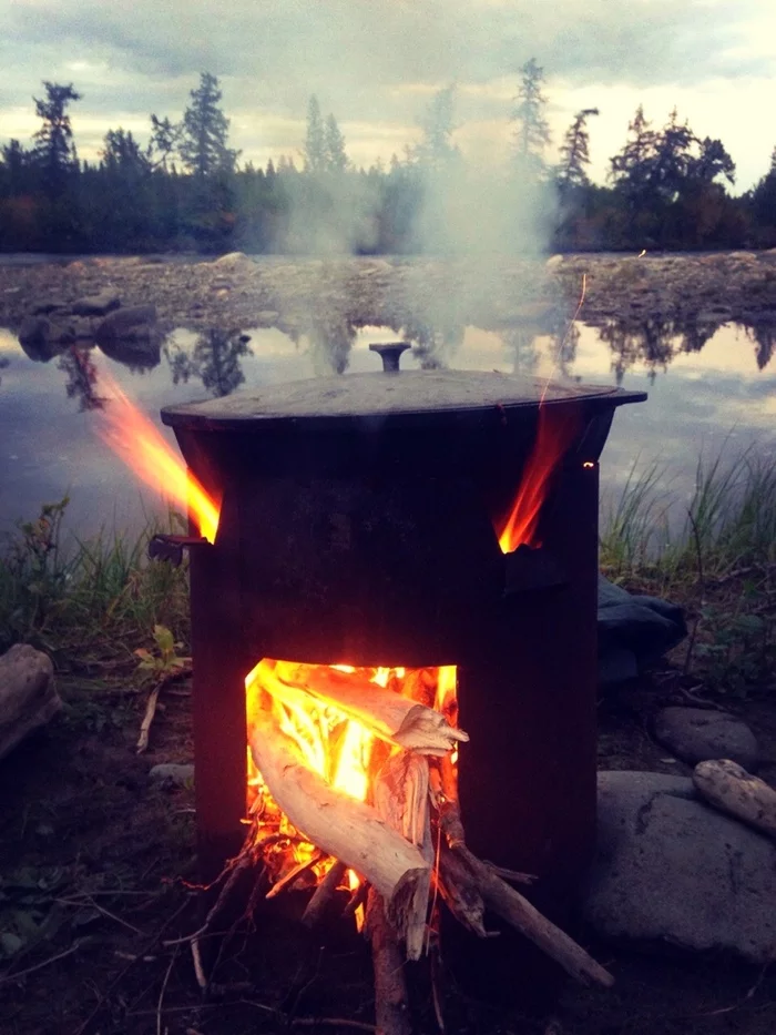 Need more wood! - Kazan, Fire, Nature, Pareidolia, Brazier