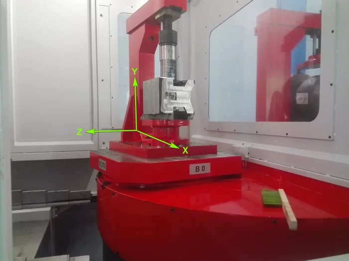 Программирование на FANUC (Выставление детали на поворотной оси) - Моё, ЧПУ, Fanuc, Программирование, Макрос, Производство, Cnc, Видео, Длиннопост