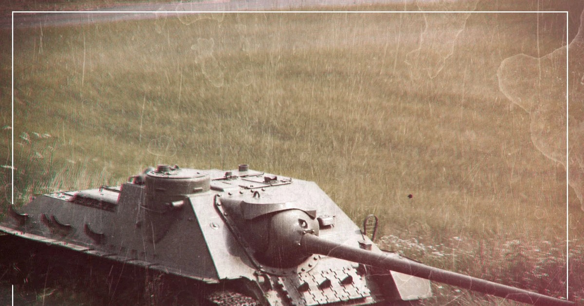 Soviet SU-100 against the Nazi panthers - 