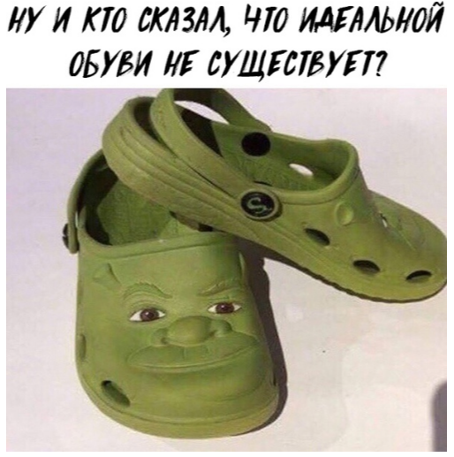 Perfect shoes - Shrek, Crocs