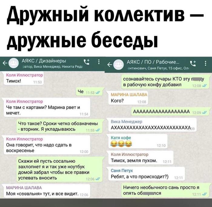 Дружный коллектив | Пикабу