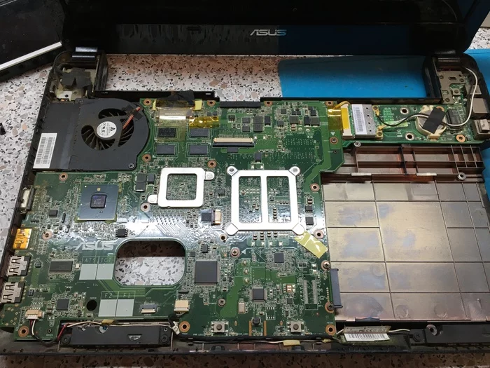 Second life for ASUS K42JR - My, Repair of equipment, Laptop Repair, Motherboard, Uma, AMD, Video chip, Longpost