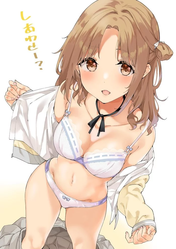 Ichikawa Hinana - NSFW, Anime, Anime art, The idolmaster, Idolmaster shiny colors, Hinana Ichikawa, Underwear, Pantsu, Mamedenkyuu (berun)