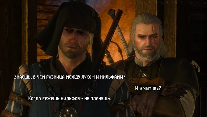 Difference - Witcher, The Witcher 3: Wild Hunt, Vernon Roche, Geralt of Rivia, Nilfgaard, Onion, Cry, Humor