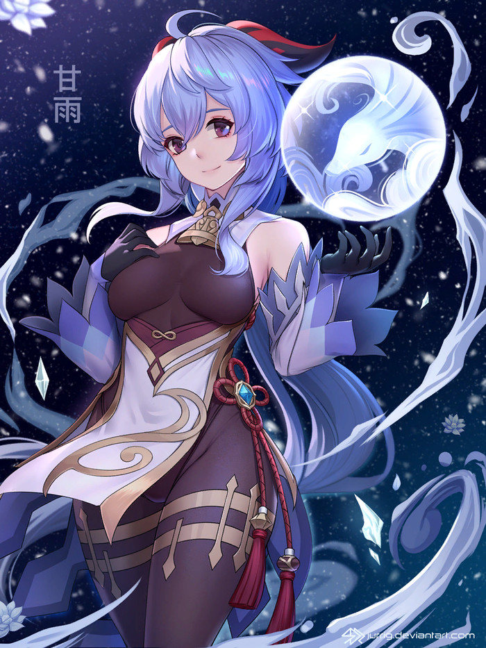  Genshin Impact, Ganyu (Genshin Impact), Anime Art, , 