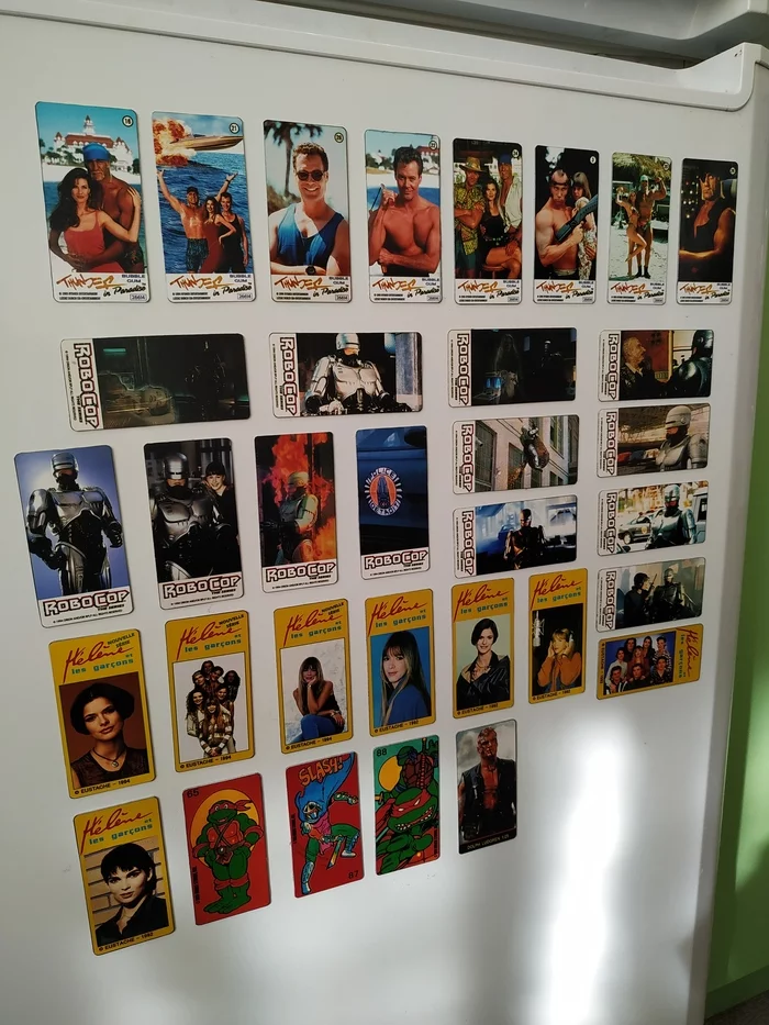 Post #8030668 - My, 90th, Nostalgia, Magnets, Childhood, Childhood of the 90s, Arnold Schwarzenegger, Helen and the boys, Gum, Thunder in Paradise, With your own hands, Longpost