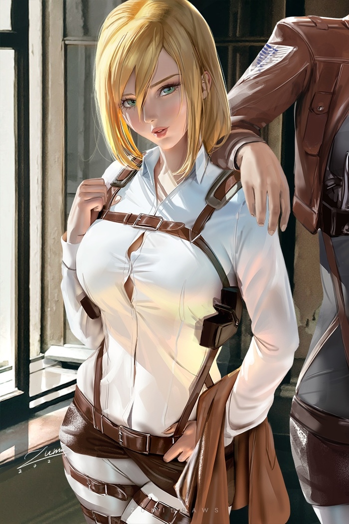 Anime Art , Anime Art, Attack on Titan, Christa Renz, Zumidraws