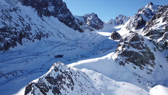 Dangerous Beauty: Bogdanovich Glacier, Oktyabrskaya Cave. - My, Glacier, The mountains, Caves, Grotto, The descent, Video, Kazakhstan, Almaty, Travels, Longpost