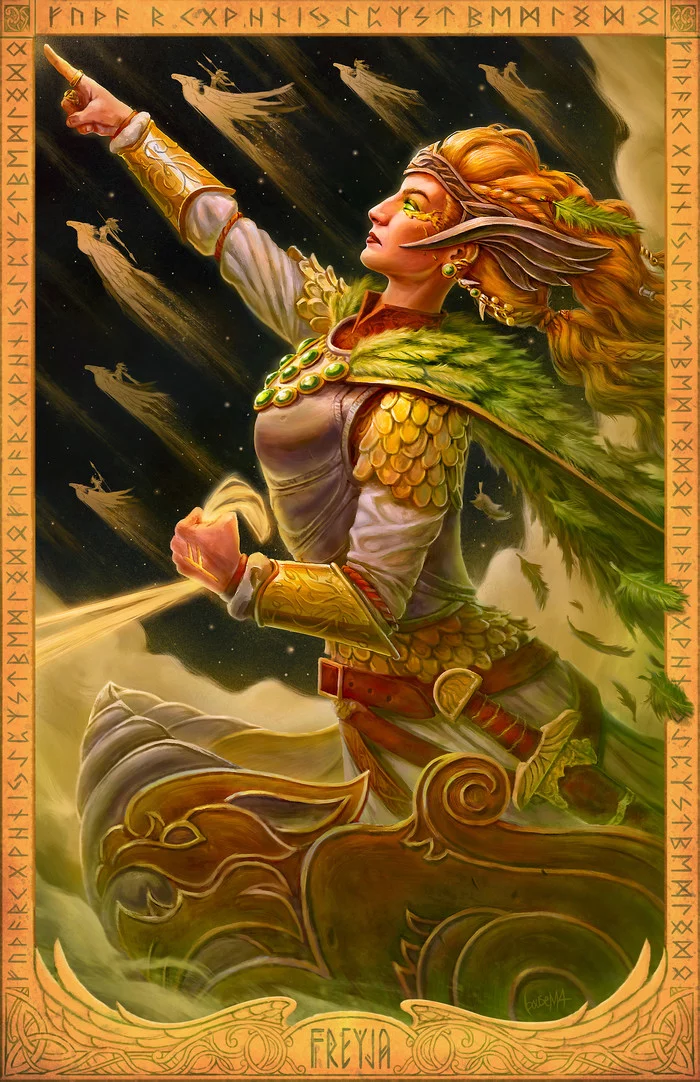 FREYJA - Арт, Скандинавская мифология, Викинги