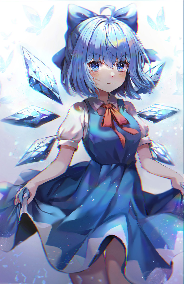 Cirno Touhou, Anime Art, , Cirno