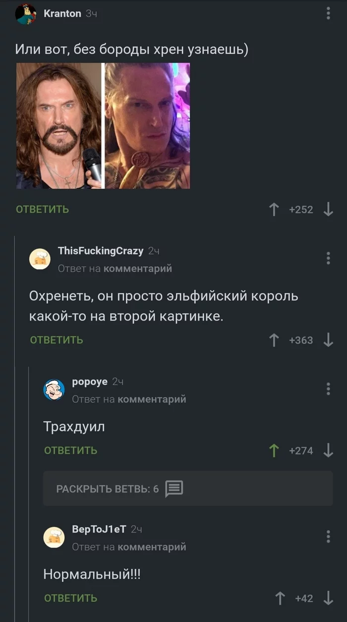 How many people, so many opinions - Mat, Nikita Dzhigurda, Screenshot, Humor, Longpost, Comments, Comments on Peekaboo, Beard