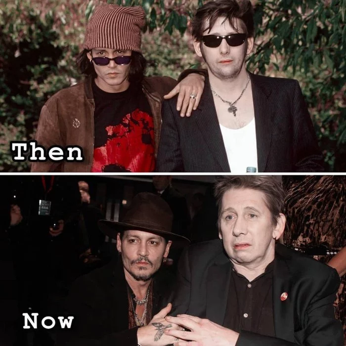 Friendship for over 20 years - Johnny Depp, Actors and actresses, Celebrities, The photo, Musicians, Friends, friendship, It Was-It Was, The pogues