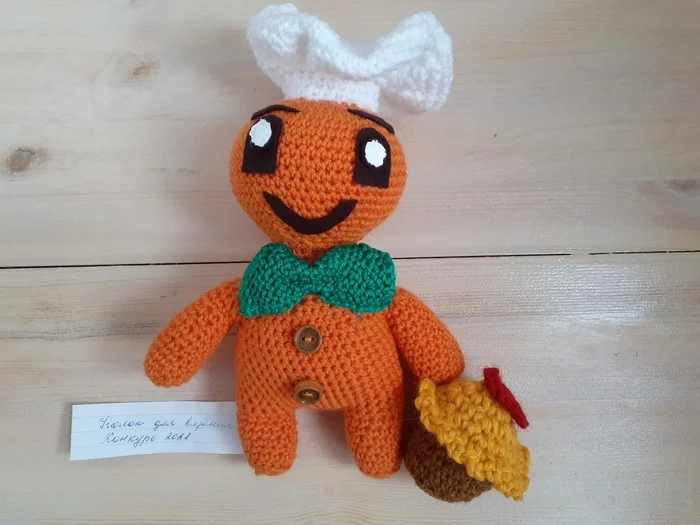 My Peekaboo Cookie for the 2021 competition - knitted competition, Knitted toys, Crochet, Longpost, Cookie, Needlework with process