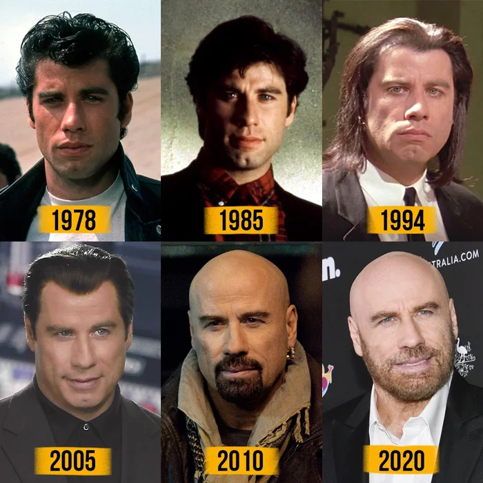 John Travolta through the years - Actors and actresses, John Travolta, Movies, It Was-It Was