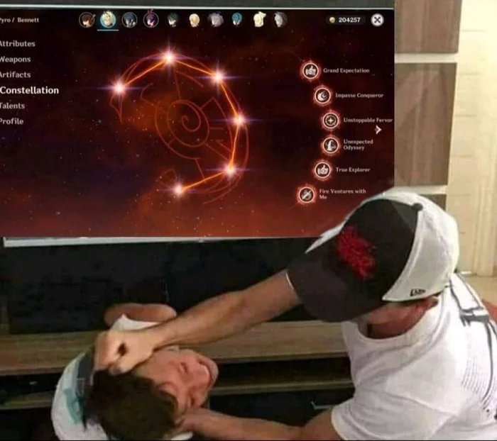 “Dad, I opened the sixth const on Bennett for you while you were at work.” - Genshin impact, Bennett, Memes, Humor