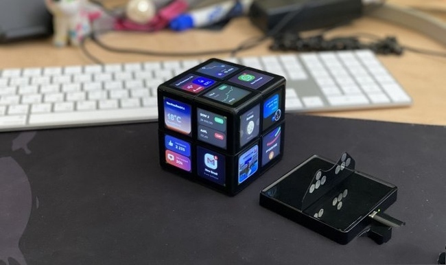 Gaming platform WowCube is a hybrid of a gaming console and a Rubik's cube - CES, Rubik's Cube, Гаджеты, Inventions, Text, Video