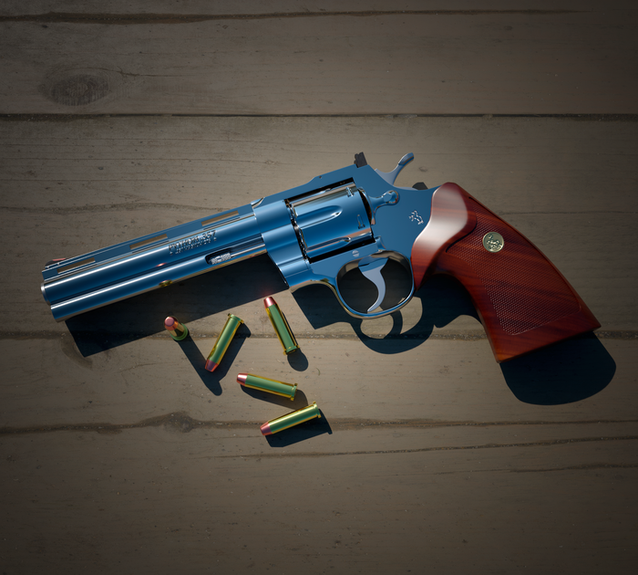 Colt Python  Blender Blender,  , 3D, , Colt, Substance painter, 