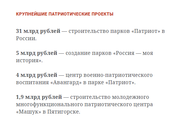 Patriotic appetites: more than 73 billion rubles left the state treasury over 5 years - Youth, Budget, Money, Politics, State, Ministry of Defence, Patriots, Treasury