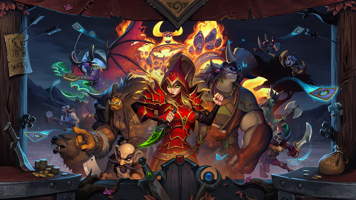      Hearthstone - . :Anzka Nguyen World of Warcraft, Warcraft, Blizzard, Game Art, , , Hearthstone