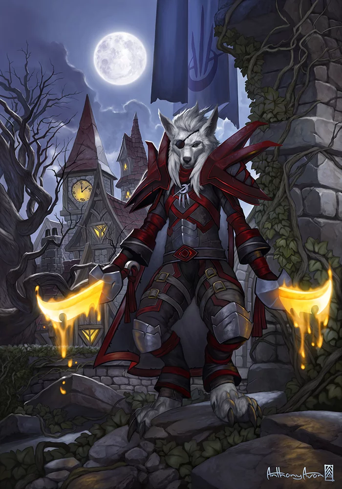 Worgen - Furry, Anthro, Art, Worgen, Furry wolf, World of warcraft, Anthonyavon