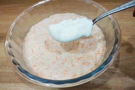 Curd casserole with rice, apple and carrots - My, Casserole, Preparation, Recipe, Food, Cooking, Yummy, Just, Dinner, Breakfast, Baking with cottage cheese, Cottage cheese, Longpost