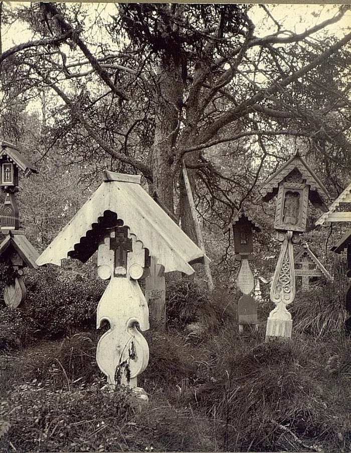 Russian Karelia - Old man, 20th century, The photo, Traditions, Grave, Longpost, Cemetery