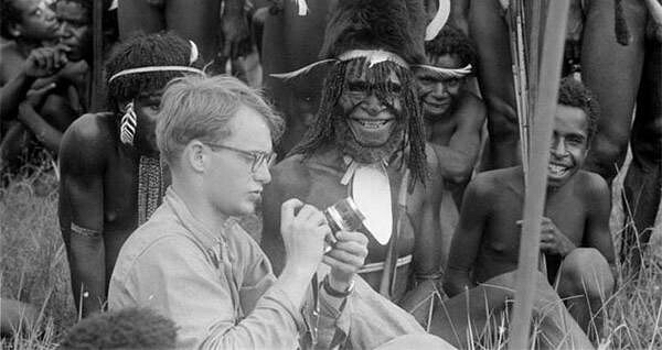 Great-grandson of Rockefeller - Old photo, Rockefeller, Papua New Guinea, Aborigines