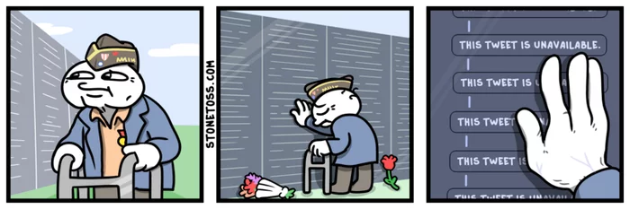 Dedicated to those who died from censorship - Comics, Web comic, Twitter, Stonetoss, Censorship, , Monument