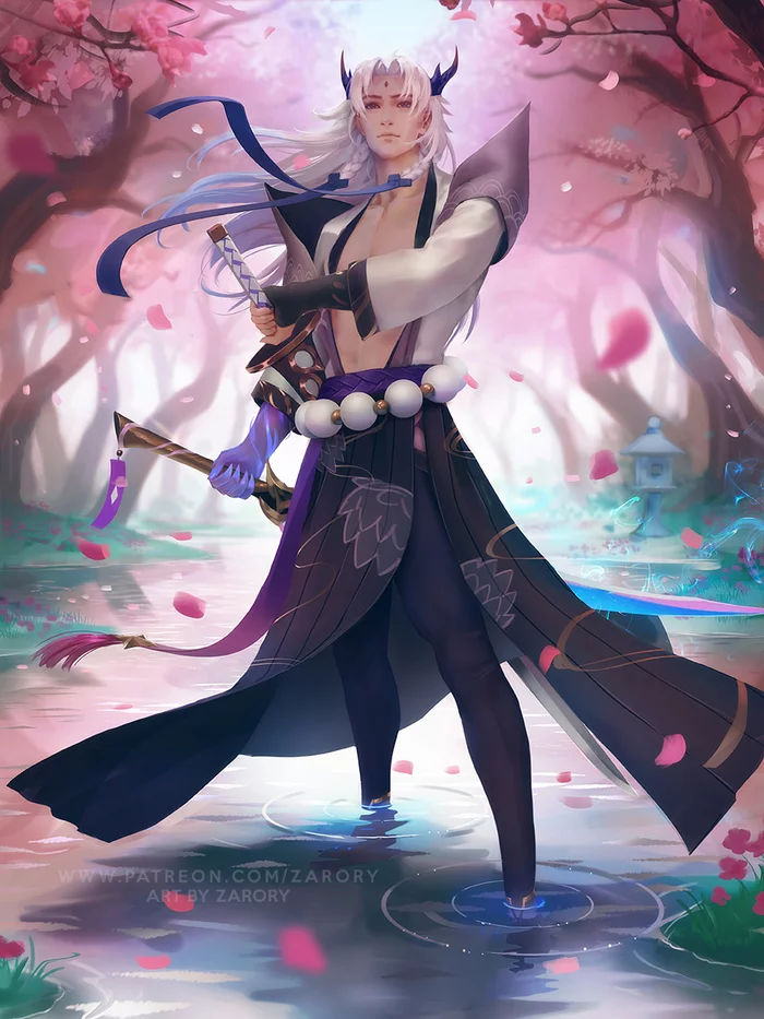 Spirit of Blossom Ene - League of legends, Art, Spring, Anime