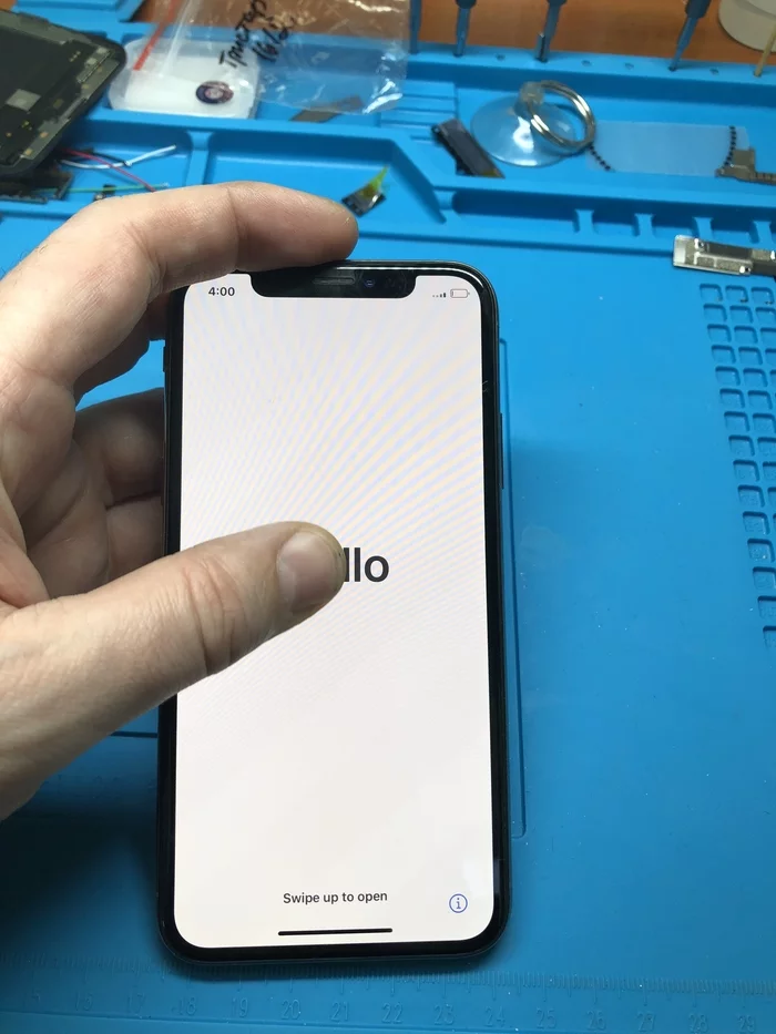 Repairing an iPhone XS with a non-working touchscreen - My, Ремонт телефона, Service, Repair iPhone, Longpost, Repair, Touchscreen, Touchscreen problem, iPhone XS