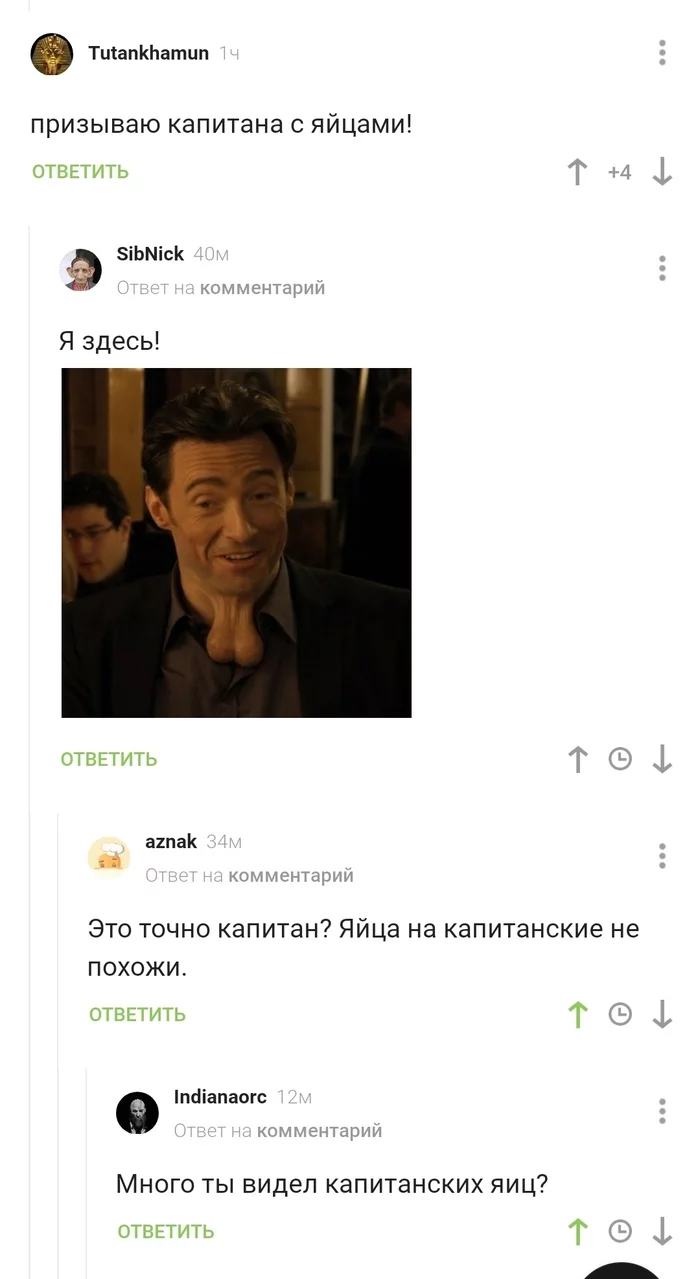 Captain, captain... - Screenshot, Comments on Peekaboo, Captain obvious