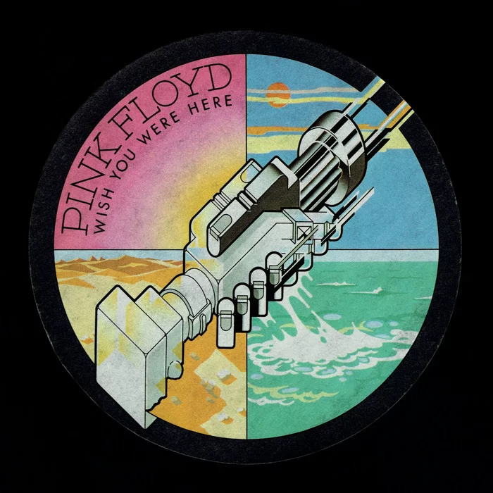 Artwork for the album WISH YOU WERE HERE by PINK FLOYD - My, Pink floyd, Cover, Rock, Music, Design, Longpost