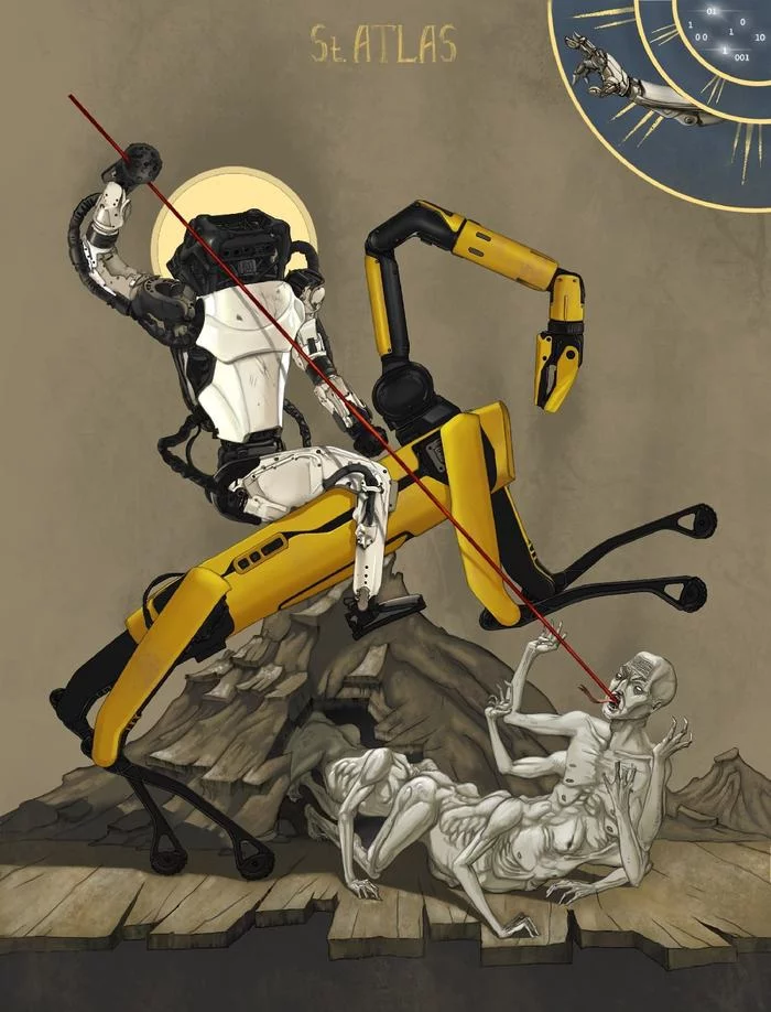 St. Atlas - Boston dynamics, Images, Art, St. George the Victorious
