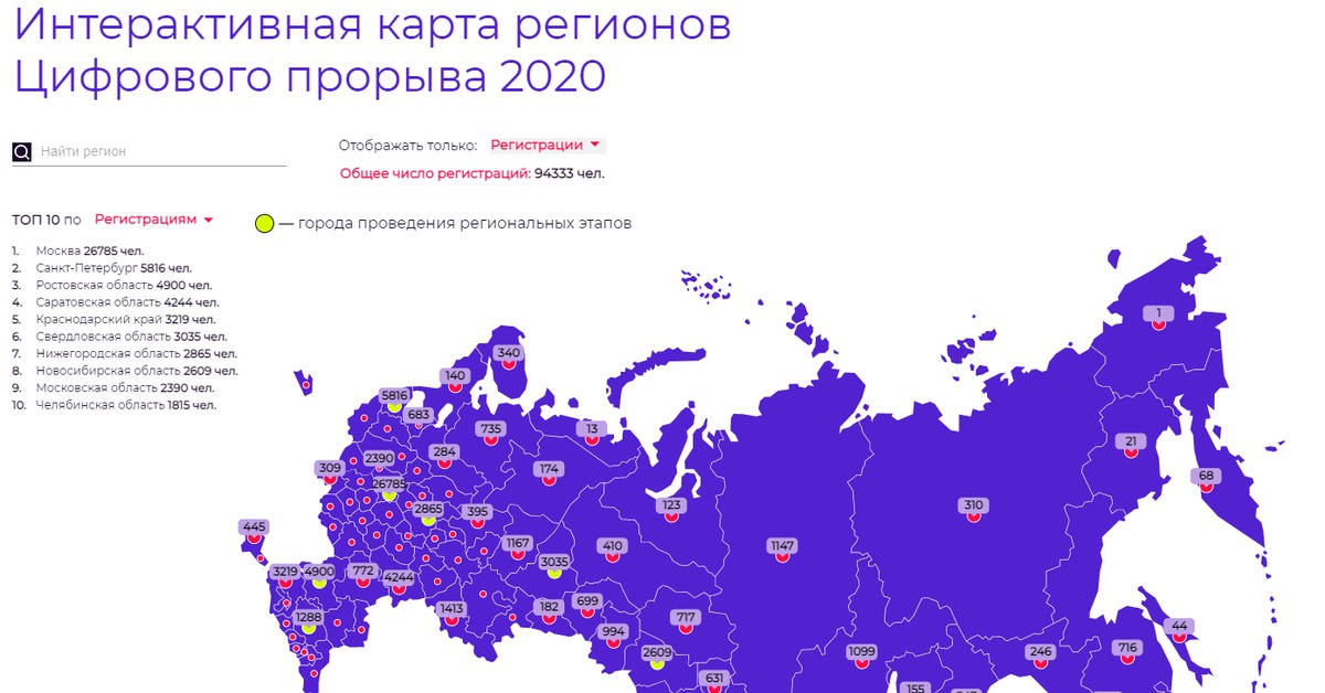 Карта россии 85 регионов