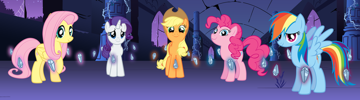   My Little Pony, Rainbow Dash, Fluttershy, Applejack, Pinkie Pie, Rarity