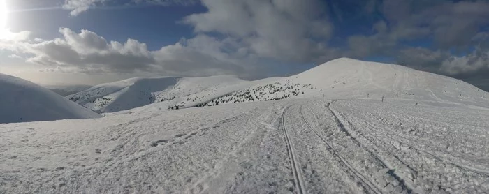 Freeride in the Carpathians - My, Photo on sneaker, The photo, Freeride, Snow, The mountains, Carpathians, Video, Longpost