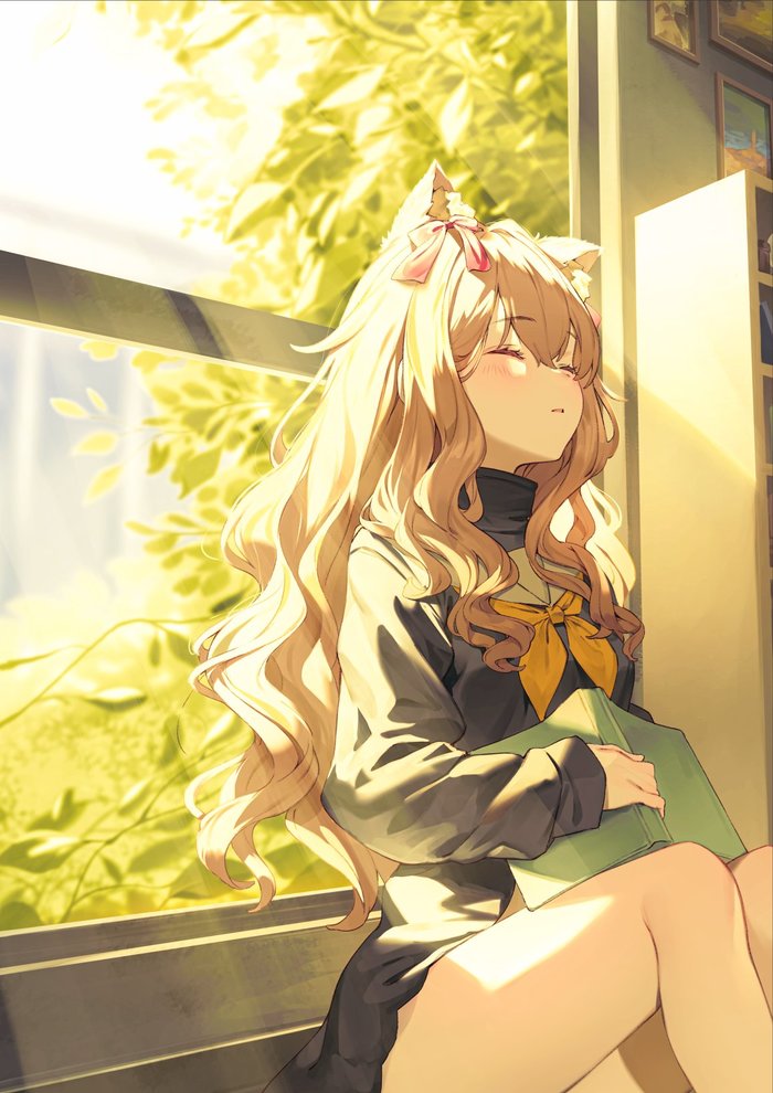 ,   ... Anime Art, , Animal Ears, Nyum_serori, , Original Character