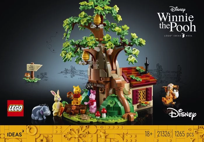 LEGO 21326 - Winnie-the-Pooh - Lego, Winnie the Pooh, Donkey Eeyore, Piglet, Rabbit, Tiger, Toys, Modeling, , Models, Cartoons, 90th, The photo, Constructor, Walt disney company, Honey, The Bears, Alan Alexander Milne, Longpost