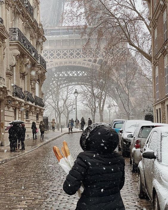 Crispy buns - Paris, Eiffel Tower, Baguette