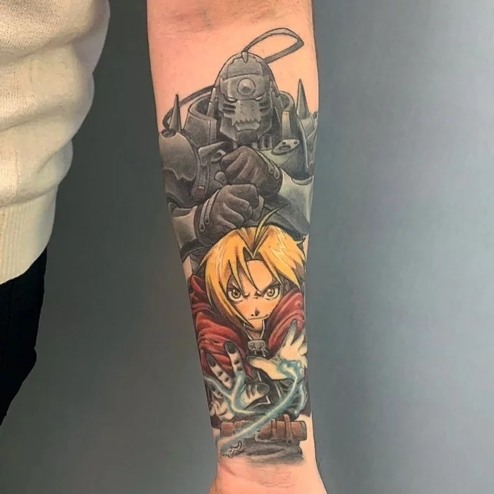 Первая тату - Моё, Тату, Fullmetal Alchemist, Манга