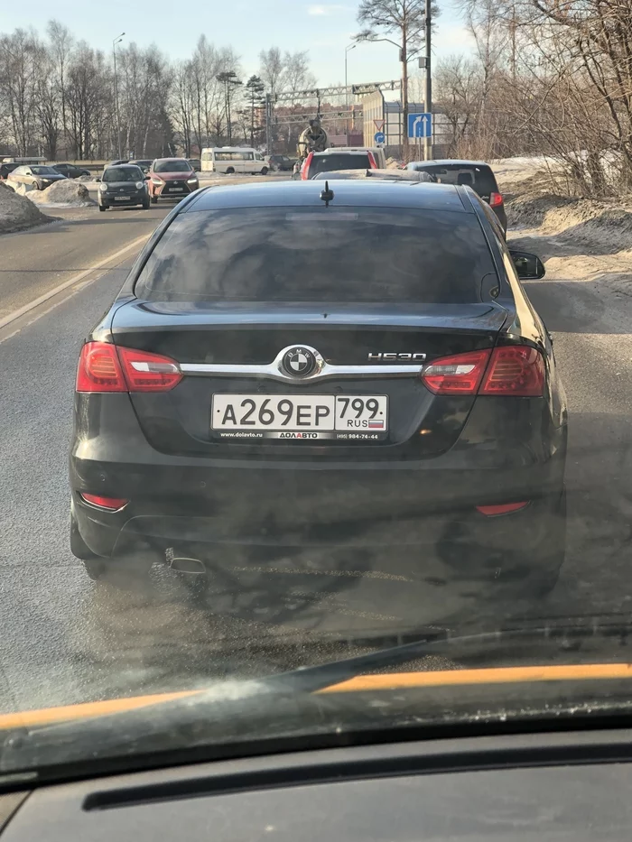 БМВ успешного человека - Моё, BMW, Авто, Шильдик, Китайские авто