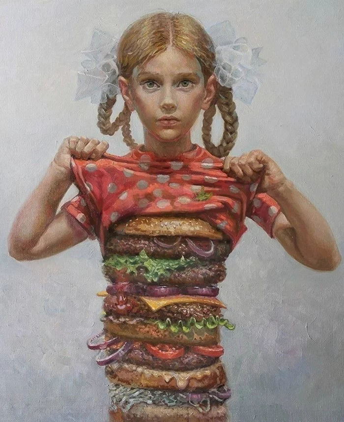 Artist Andrey Shatilov. Bon appetit! - Artist, Painting, Andrey Shatilov