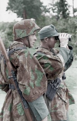 Wehrmacht and Waffen SS camouflages during World War II - My, Camouflage, The Second World War, A uniform, The Great Patriotic War, Video, Longpost, Wehrmacht, SS troops