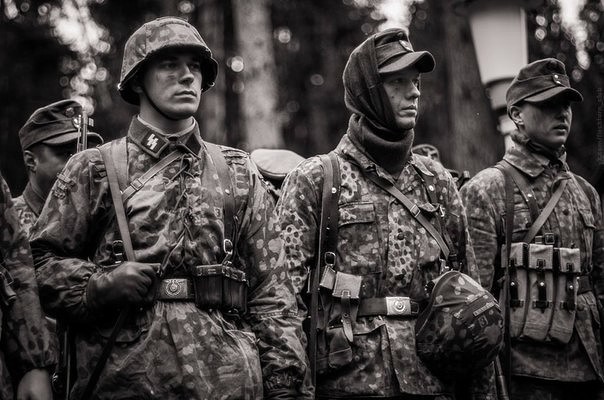 Wehrmacht and Waffen SS camouflages during World War II - My, Camouflage, The Second World War, A uniform, The Great Patriotic War, Video, Longpost, Wehrmacht, SS troops