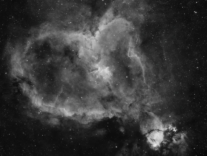 Heart Nebula and whining about the weather - My, Astronomy, The photo, Astrophoto, Space