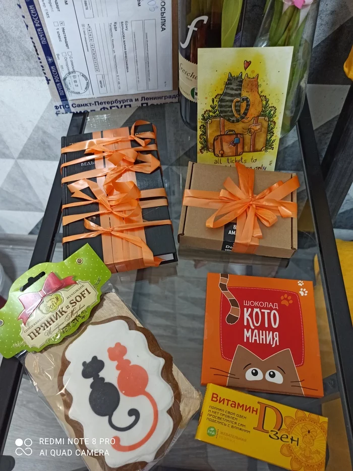 The color of the mood is orange!) Murino-Kazan - Secret Santa, Mood color - ?, Gift exchange, Longpost