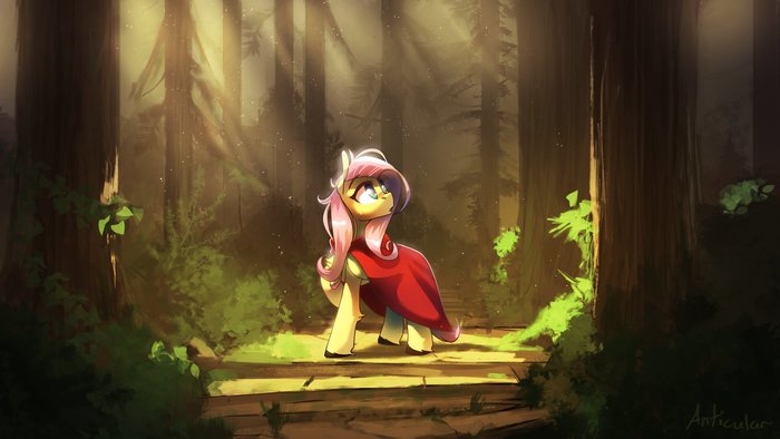   My Little Pony, Ponyart, Fluttershy, Anticular