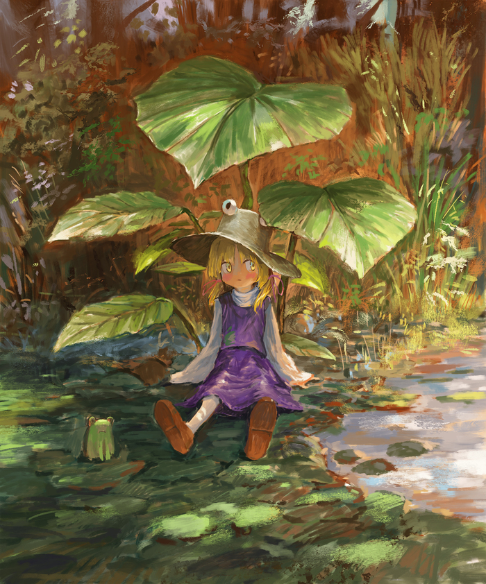 Moriya Suwako Touhou, Moriya Suwako, Anime Art, , Fjsmu