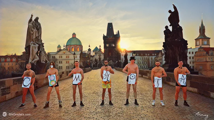 From March 8 from Prague! - My, March 8, Prague, The Charles Bridge, Girls, Congratulation