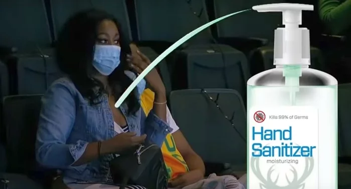 Milwaukee Bucks Unveil 'Hand Sanitizer Chamber' and It's Hilarious - Milwaukee, Antiseptic, Camera, Kiss cam, Fail, Basketball, USA, Video